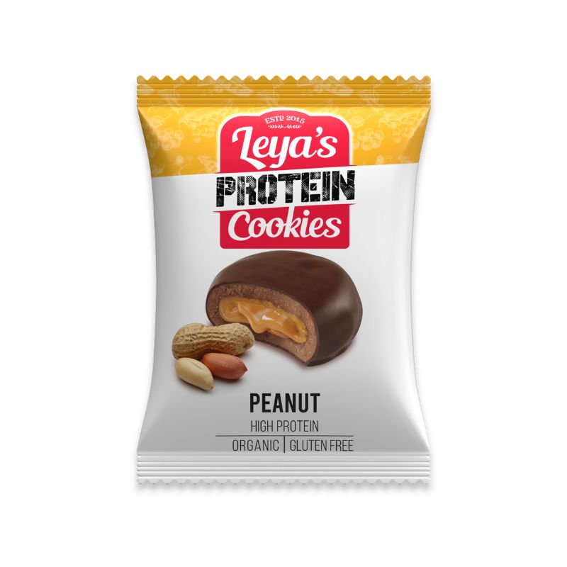 Leya´s Protein Cookies Cacahuete Caja 14uds 40g ud_0