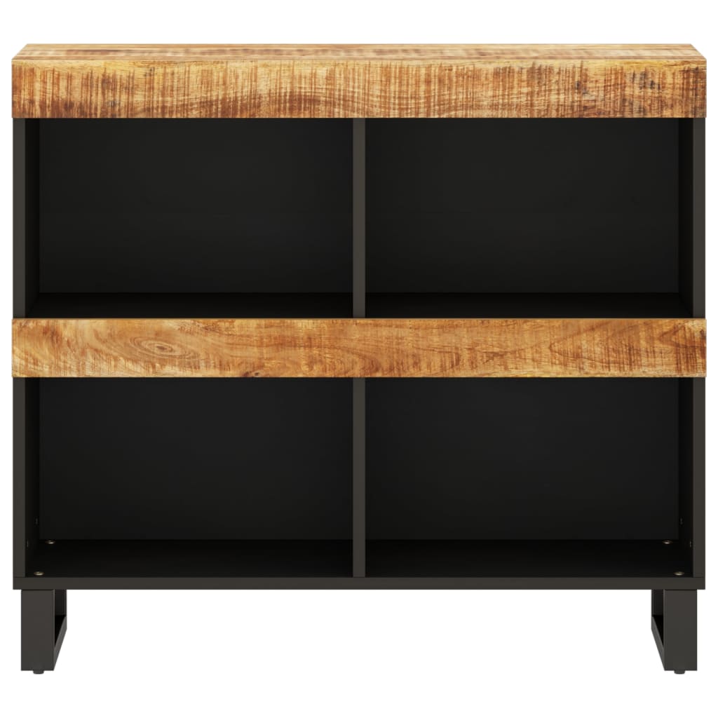 Armario Auxiliar De Madera Maciza De Mango 85x33x75 Cm_1
