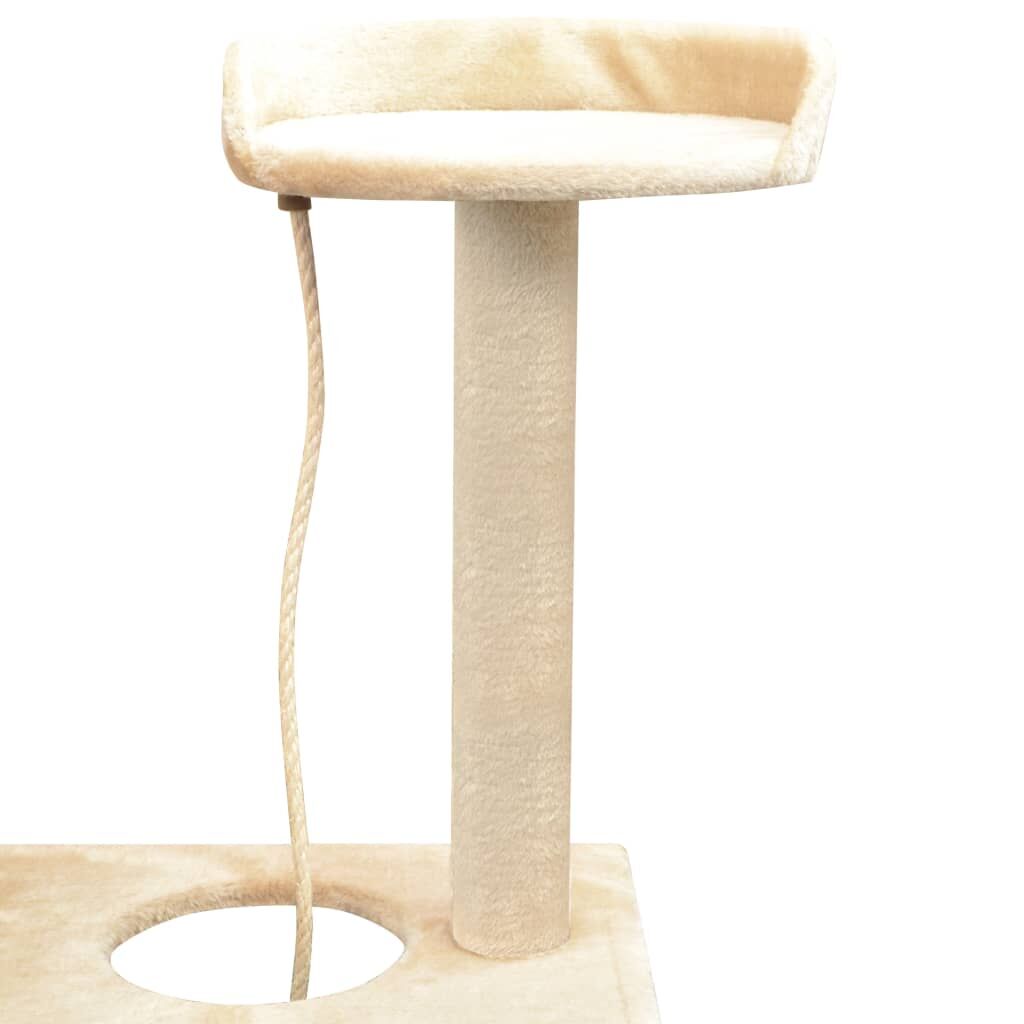 Vidaxl Rascador Para Gatos Con Poste Rascador De Sisal 150 Cm Beige_3