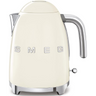 Hervidor De Agua Smeg Klf03creu 1,7 L Crema De Color 2400 W