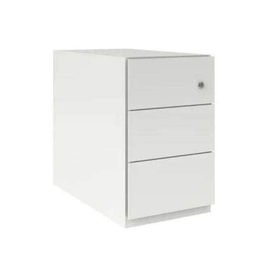 Cajonera Note Bisley  3 Cajones Plano Móvil 49,5h Blanco_0