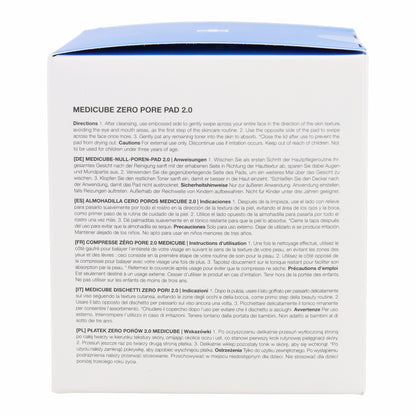 Discos exfoliantes Zero Pore Pad 2.0 Medicube 70 pads