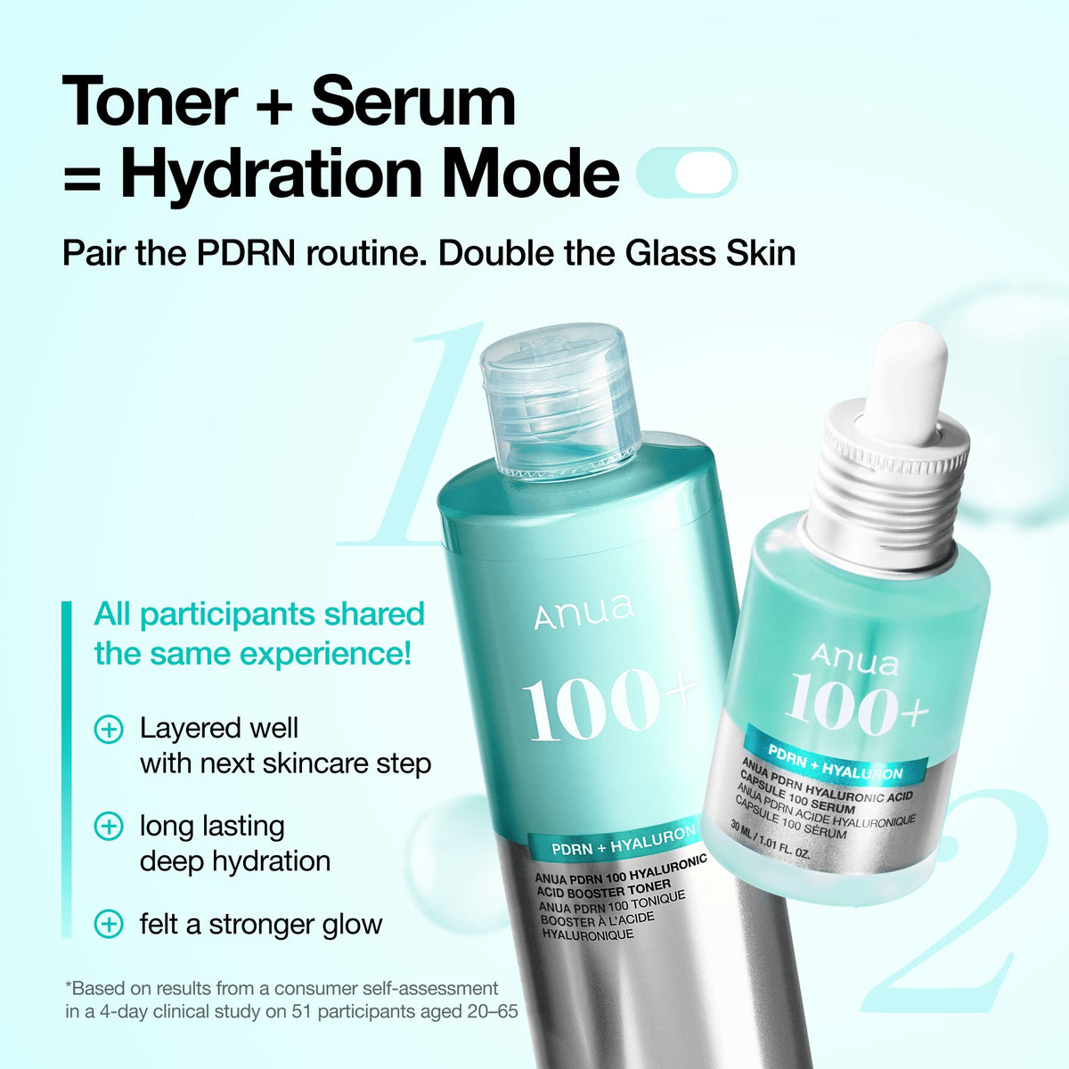 PDRN 100 Hyaluronic Acid Booster Toner Anua 250 ml