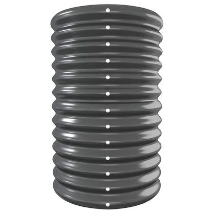 Jardinera Arriate Acero Galvanizado Antracita 332x40x68 Cm_3