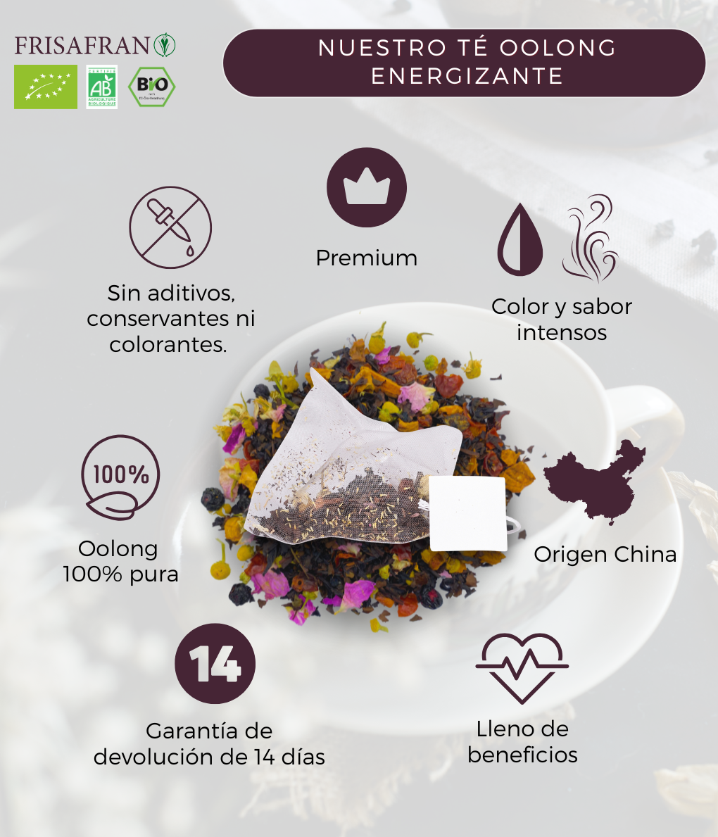 Té Oolong Ecológico | Pirámides | Calidad | Frisafran 30 Uds_3