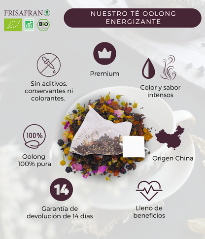 Té Oolong Ecológico | Pirámides | Calidad | Frisafran 30 Uds_3