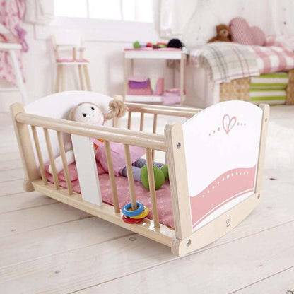 Cuna Mecedora Muñecas Rock-a-bye Baby Cradle Hape_1