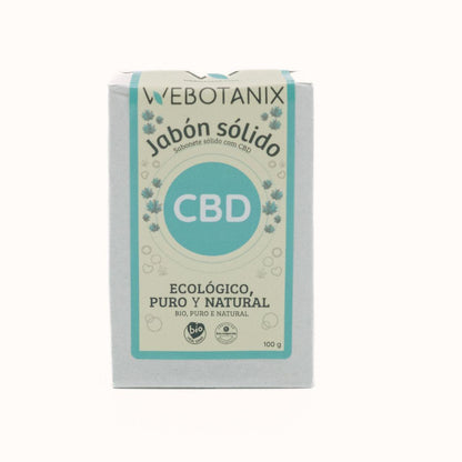 WeBotanix Jabón sólido CBD Bio 100 g CBD y Aloe Vera