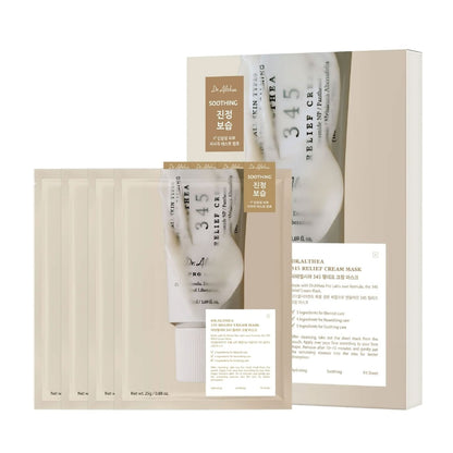 Mascarilla 345 Relief Cream Dr. Althea (4 ud x 25 ml)