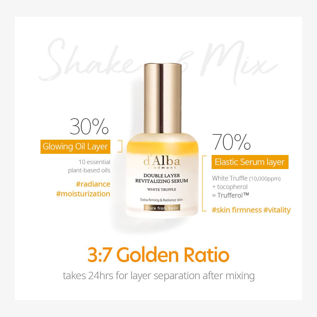 White Truffle Double Layer Revitalizing Serum DALBA 30 ml