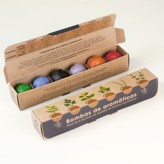 Pack 6 Bombas De Hierbas Aromáticas | Regalo Original Para Amantes De La Cocina_0
