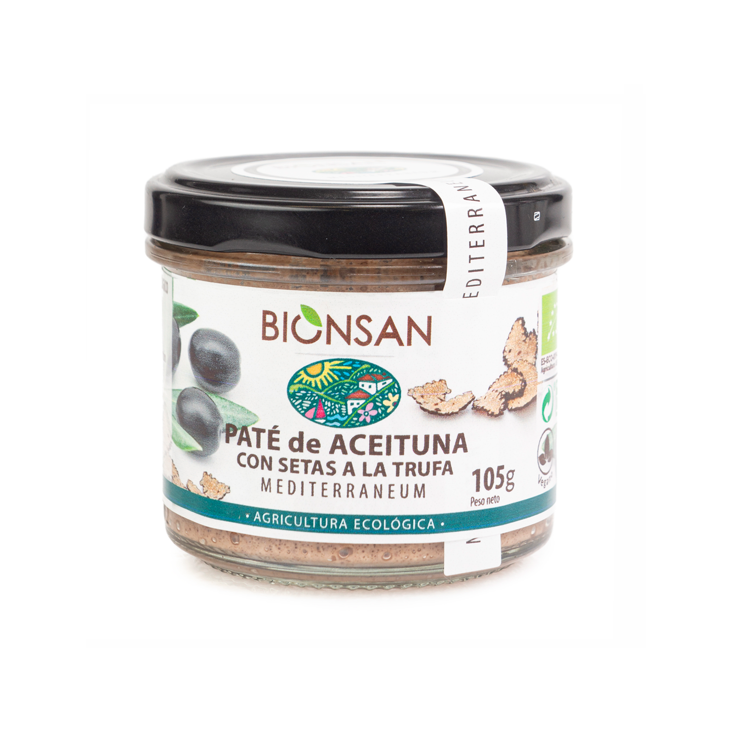 Paté De Aceituna Con Setas A La Trufa Ecológico 105gr_0