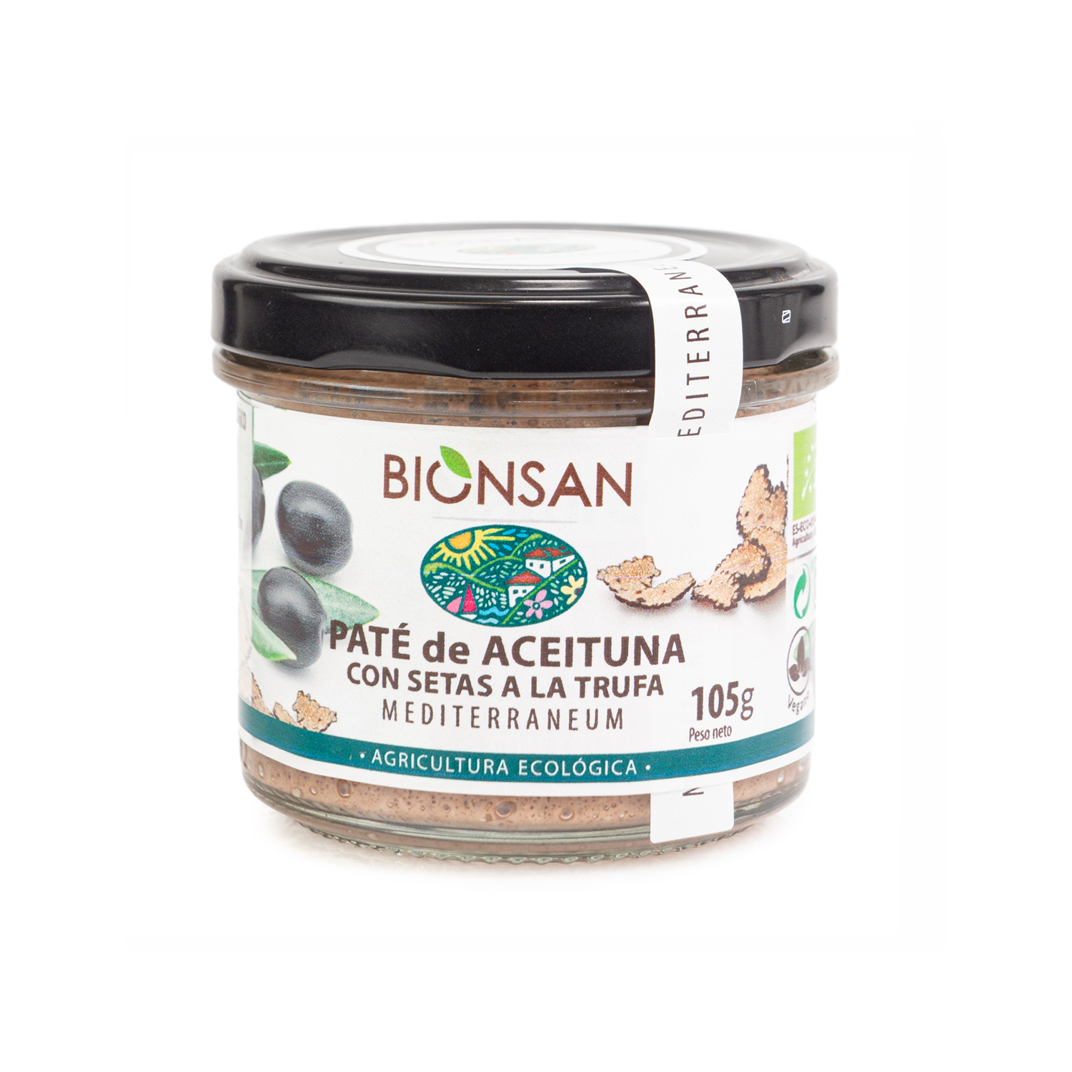 Paté De Aceituna Con Setas A La Trufa Ecológico 105gr_0