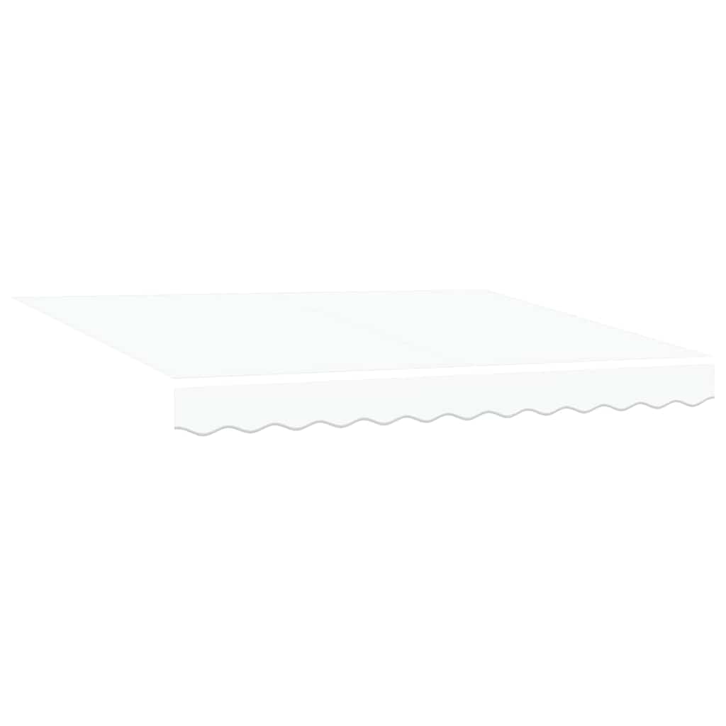 Toldo Retráctil Blanco 300 X 250 Cm Tela Y Aluminio_4