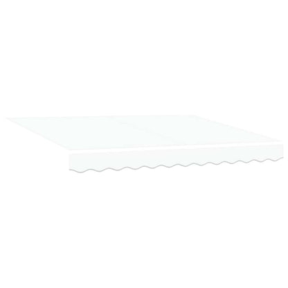 Toldo Retráctil Blanco 300 X 250 Cm Tela Y Aluminio_4
