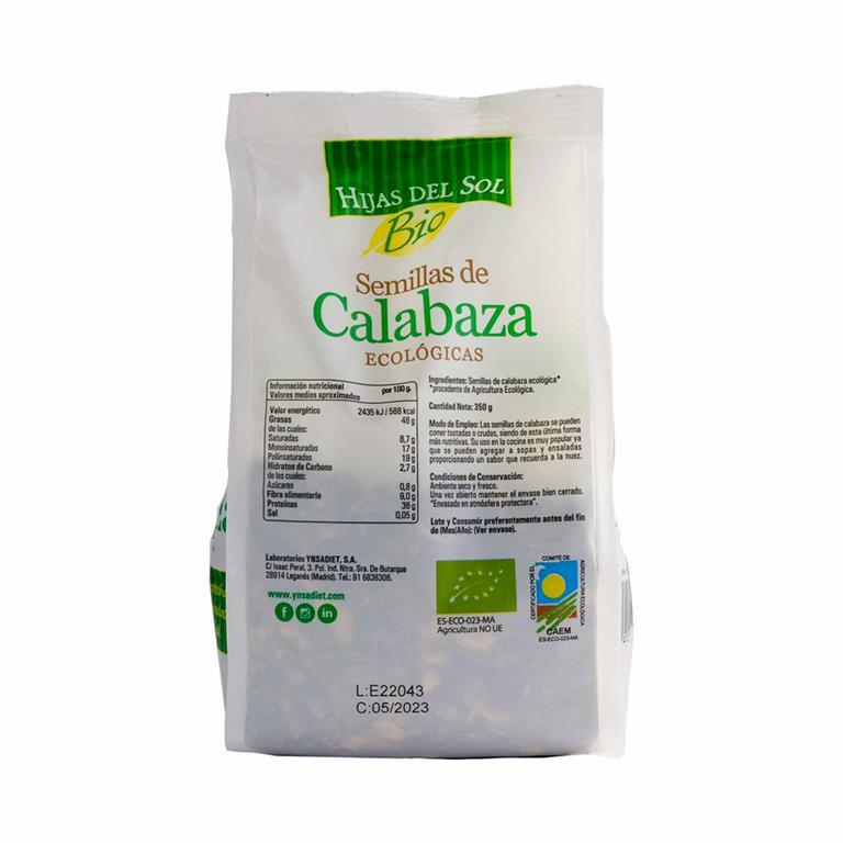 Semillas De Calabaza Ynsadiet 350 Gr