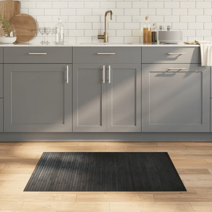 Vidaxl Alfombra Rectangular Bambú Gris 70x100 Cm_1