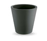 Veca Macetero Plástico Redondo Antracita Single 45 Cm