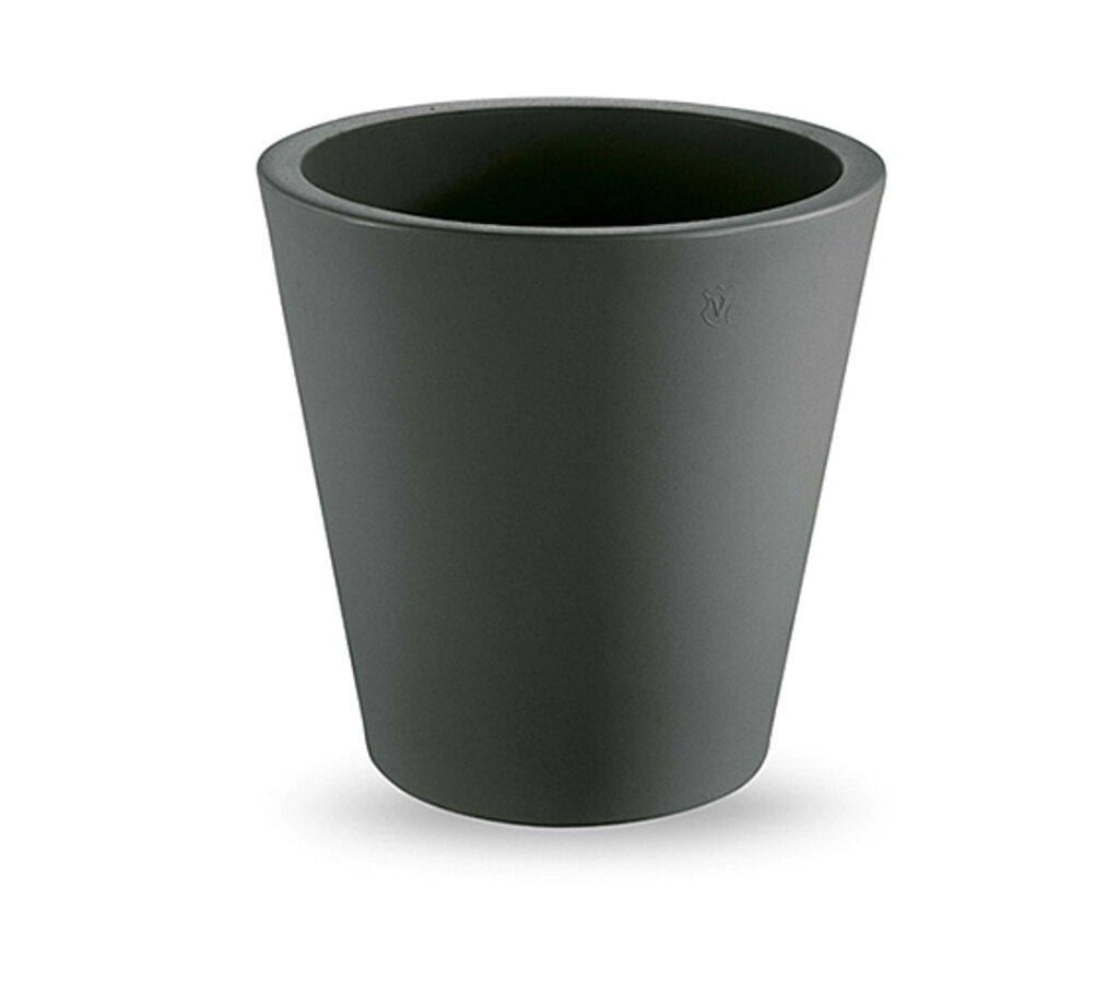Veca Macetero Plástico Redondo Antracita Single 45 Cm_0
