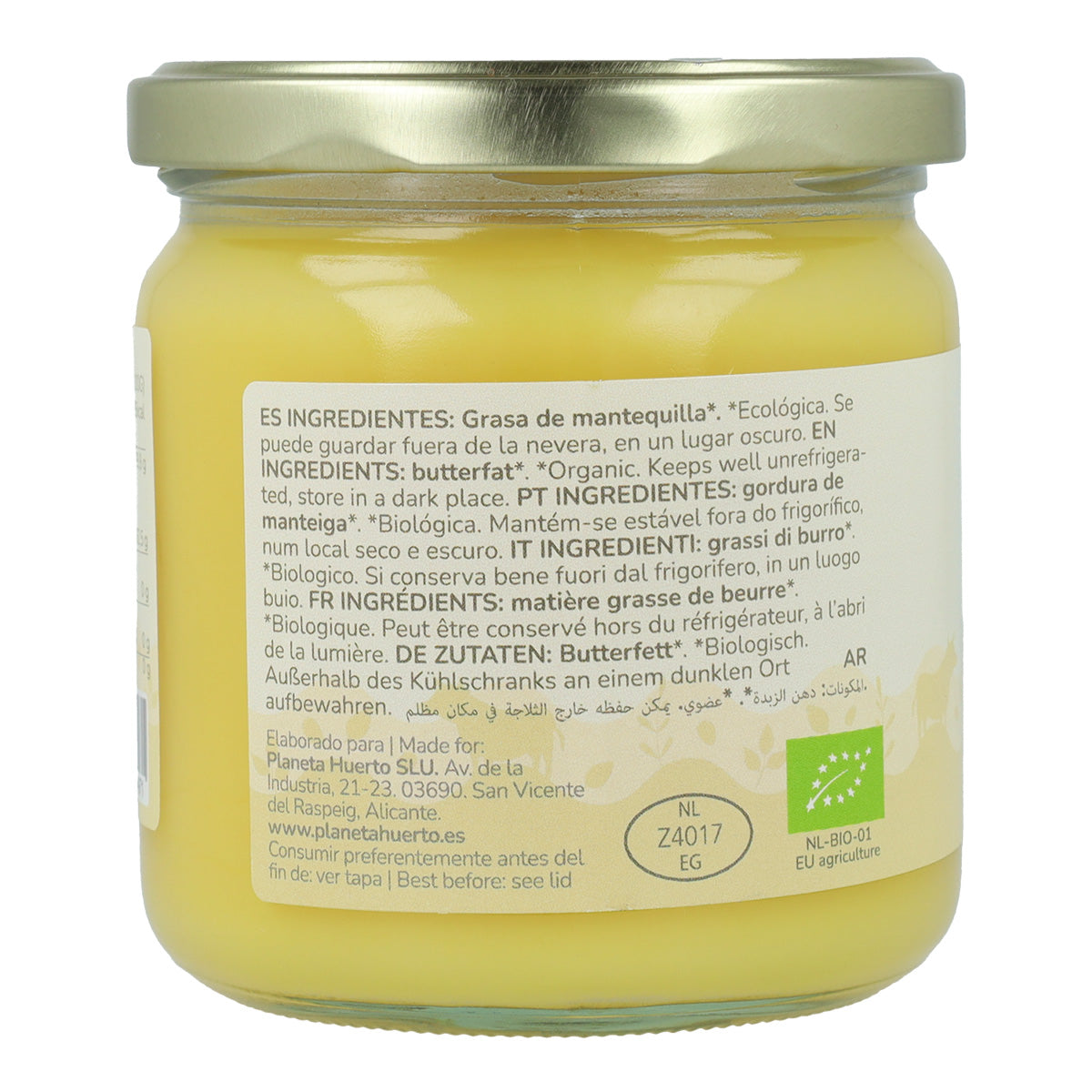 Pack 2x Ghee mantequilla clarificada ECO Planeta Huerto 300 g