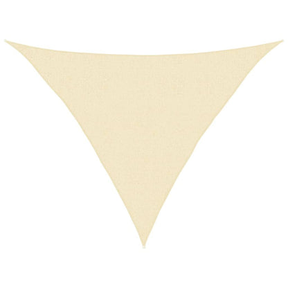 Vidaxl Toldo De Vela Hdpe Color Crema 160 G/m² 2,5x2,5x3,5 M_0