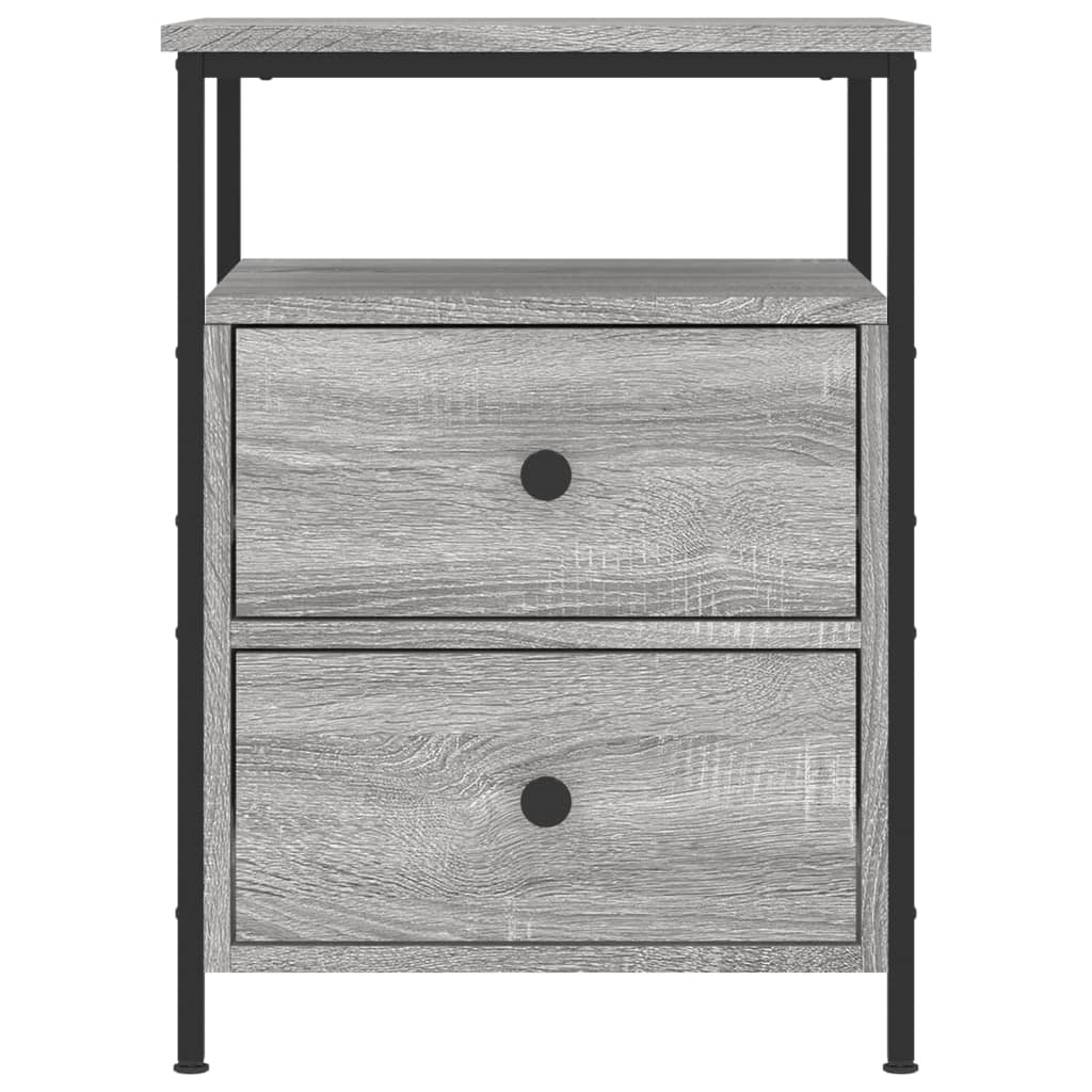 Mesitas Noche 2 Uds Madera Ingeniería Gris Sonoma 44x45x60 Cm_4