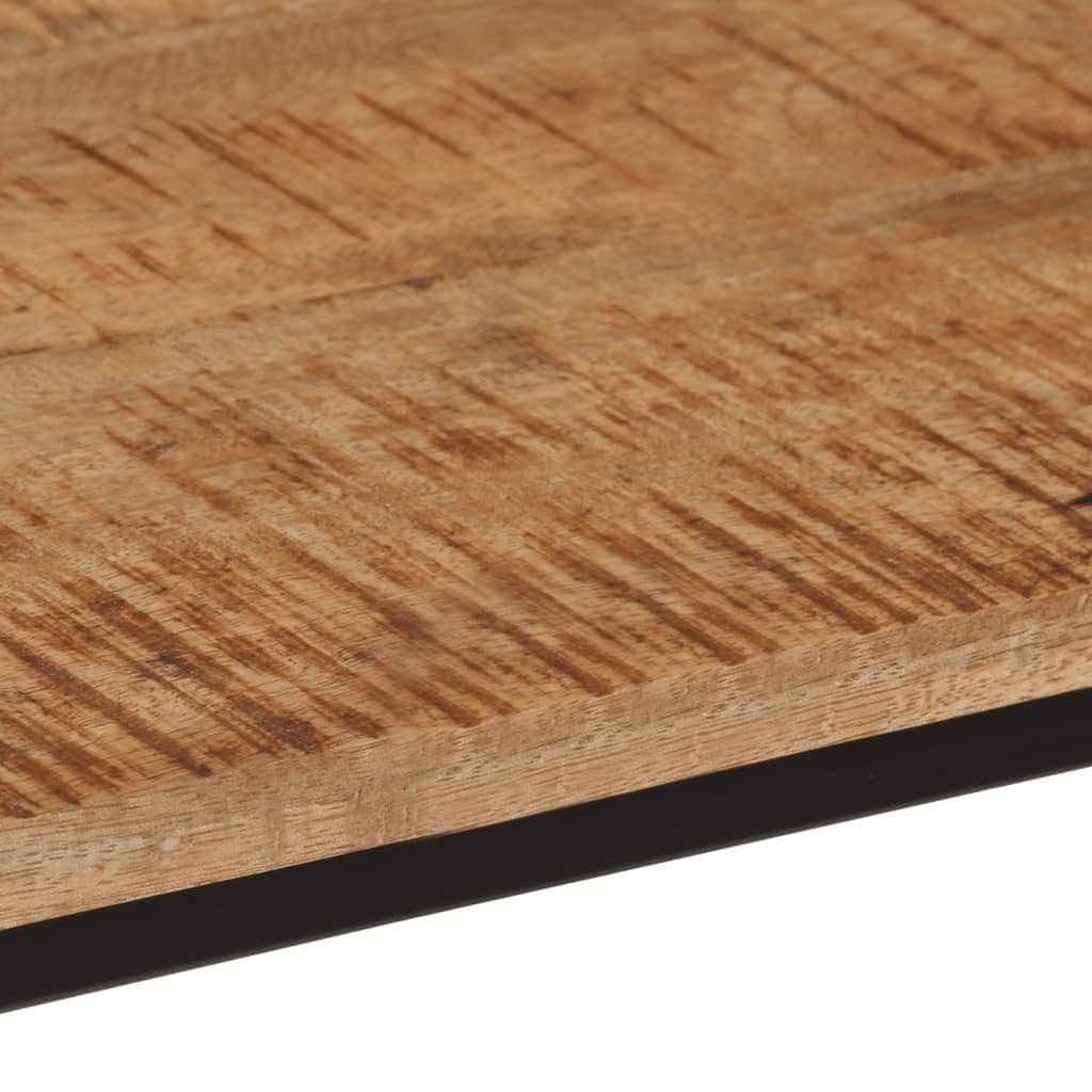 Mesa Consola Madera Maciza De Mango Y Hierro 80x30x74 Cm_3