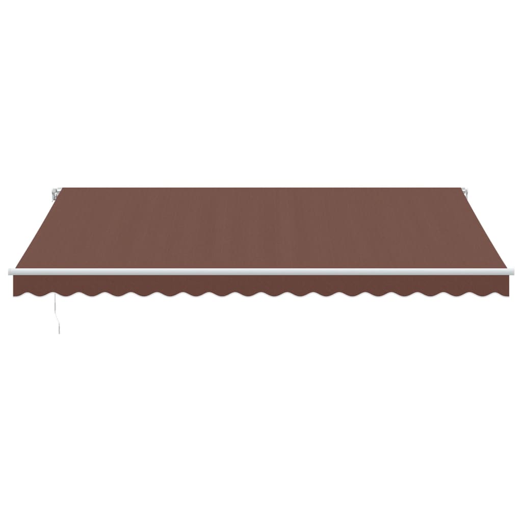 Toldo Retráctil Manual Marrón 450x350 Cm_2