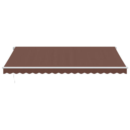 Toldo Retráctil Manual Marrón 450x350 Cm_2