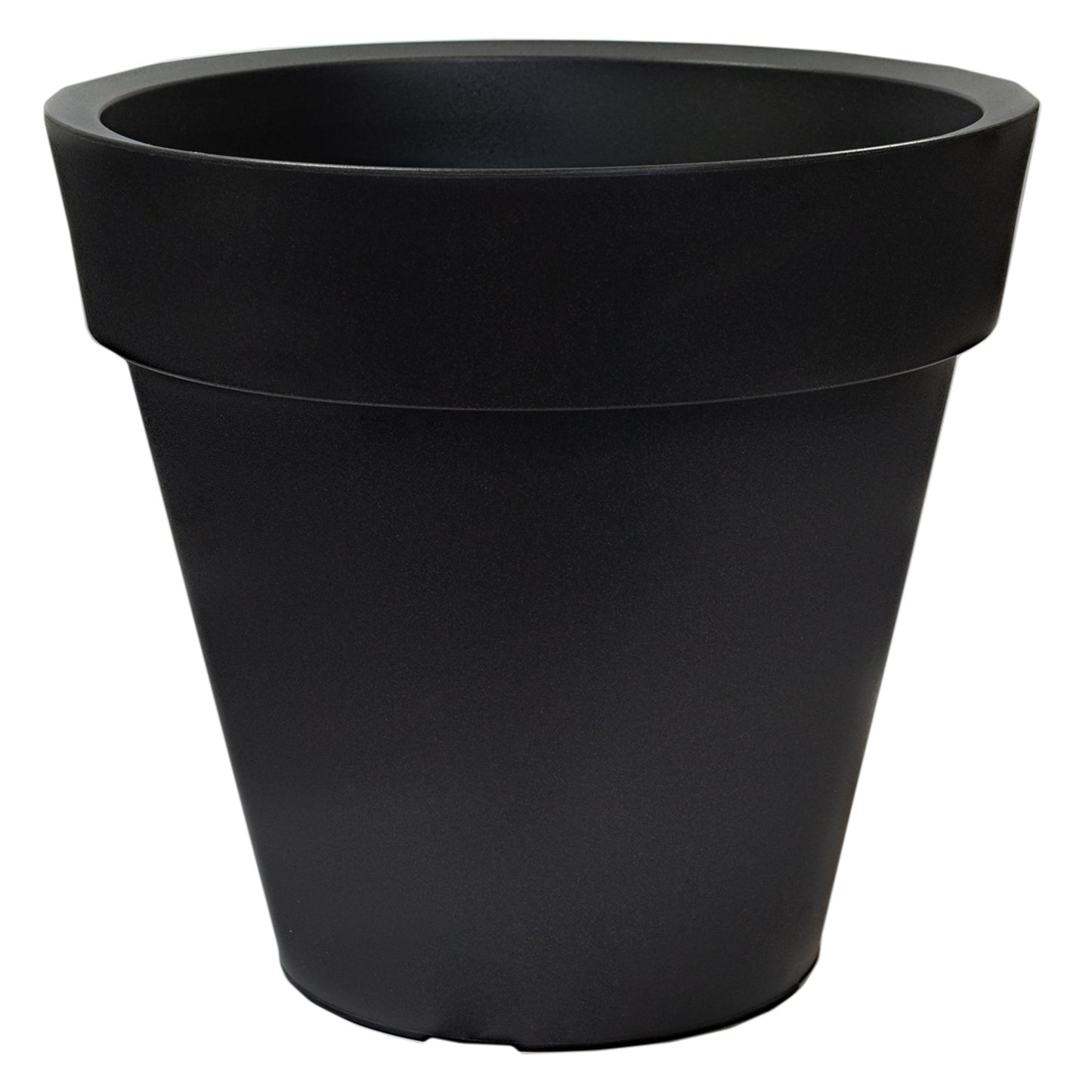 Macetero De Polietileno Por Rotomoldeo Color Antracita 40x35 Cm_0