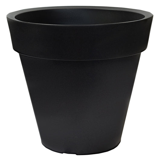 Macetero De Polietileno Por Rotomoldeo Color Antracita 40x35 Cm_0