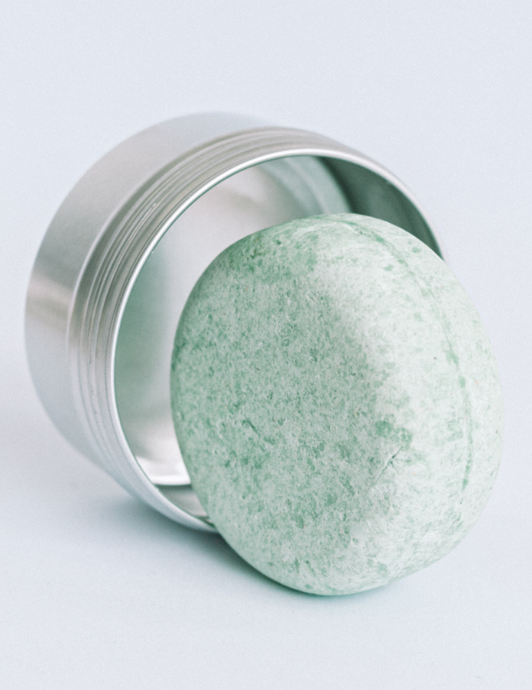 Champú  Sólido Bio Fortalecedor Fresh Mint En Lata_2