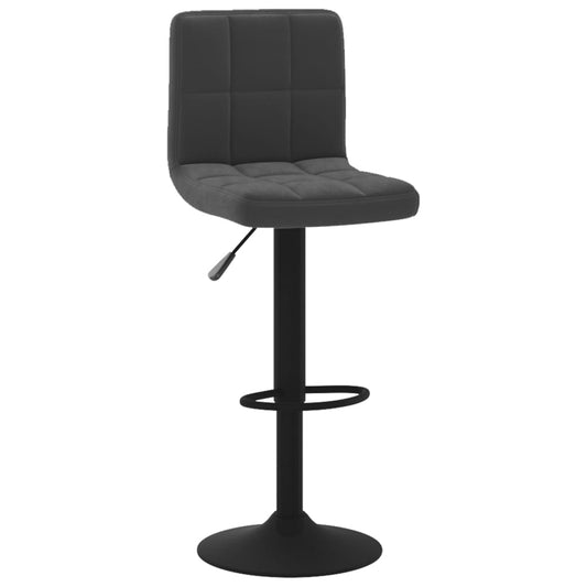 Taburete De Cocina De Terciopelo Negro_0