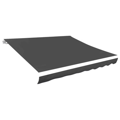 Tela De Repuesto Para Toldo Gris 6x3 M Poliéster_1