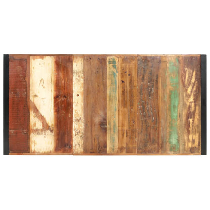 Mesa Alta De Cocina De Madera Maciza Reciclada 180x90x110 Cm_2