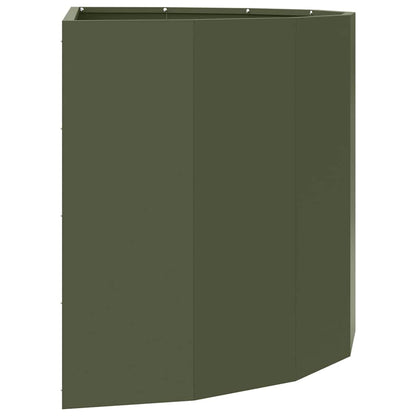 Jardinera Verde Oliva 90 X 45 X 50 Cm Acero_5
