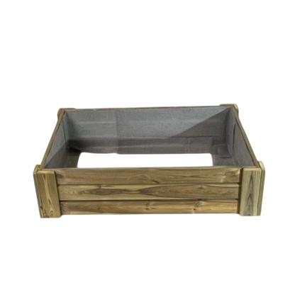 Cajón De Cultivo Solana. Altura De 30 Cm. Sin Base. Vidahuerto 120x80x30 Cm.