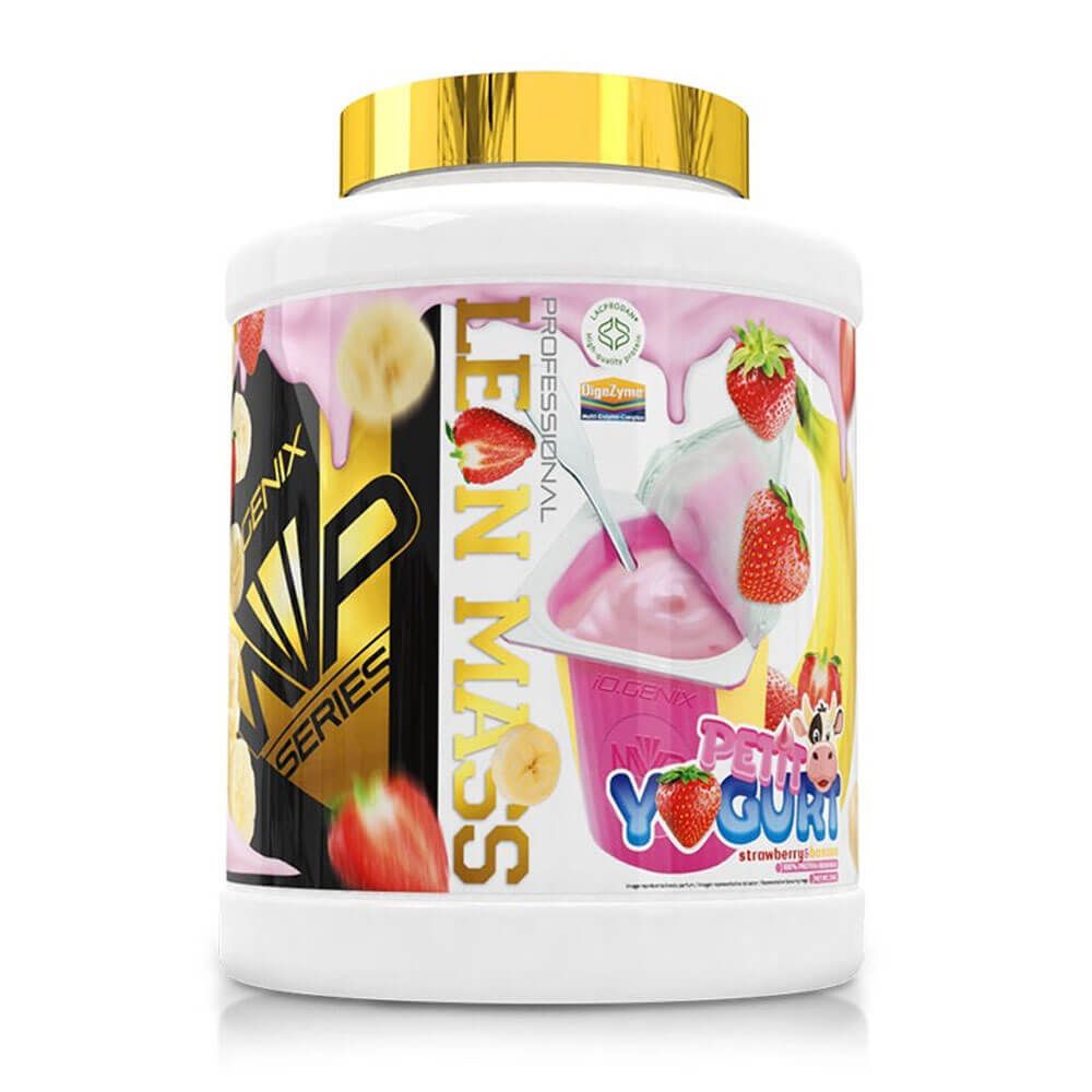 Lean Mass Profesional - 3kg - Fresa Banana - Ganadores De Peso Con Proteína - Io.genix_0