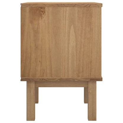 Mesita De Noche Otta Madera De Pino Marrón Y Gris 45x39x57 Cm_3