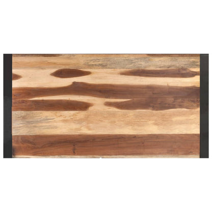 Mesa De Centro De Madera Maciza 120x60x40 Cm_1