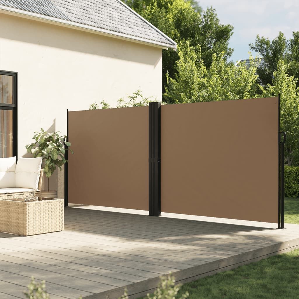 Vidaxl Toldo Lateral Retráctil Gris Taupe 180x1000 Cm_1