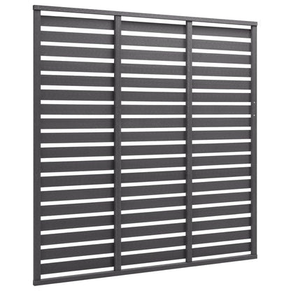 Panel De Valla De Wpc Gris 180x180 Cm / Vetonek_1