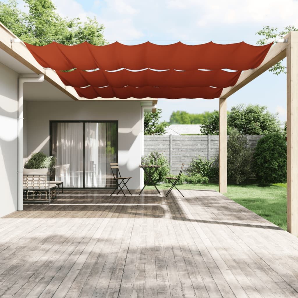 Vidaxl Toldo Vertical Tela Oxford Terracota 200x360 Cm_1