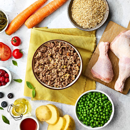 Alimento Humedo Light Naturo Para Perro De Pollo Y Arroz 400g X 7 Latas_1