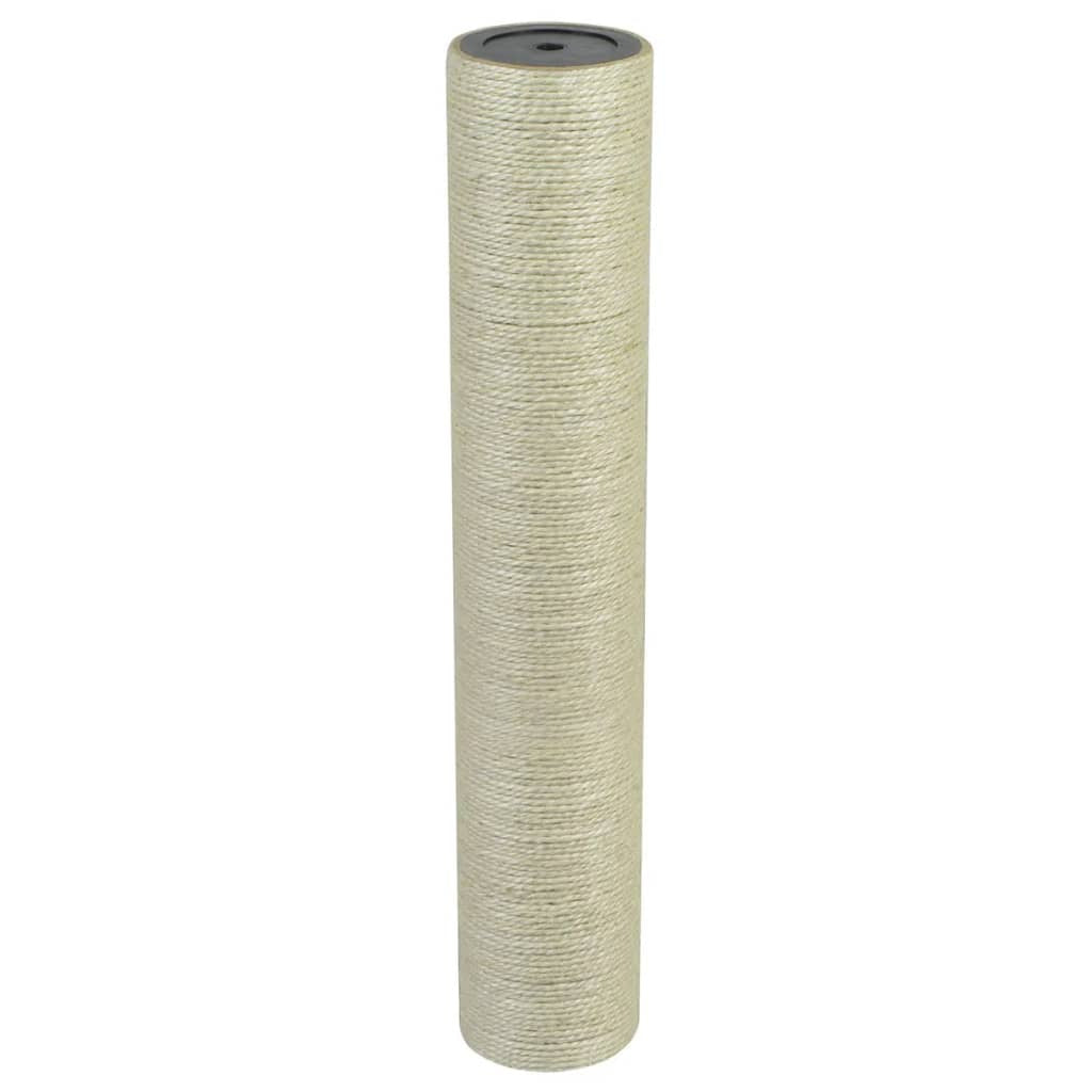 Vidaxl Poste Rascador Para Gatos 8x45 Cm 8 Mm Beige_0