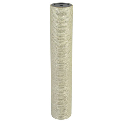 Vidaxl Poste Rascador Para Gatos 8x45 Cm 8 Mm Beige_0