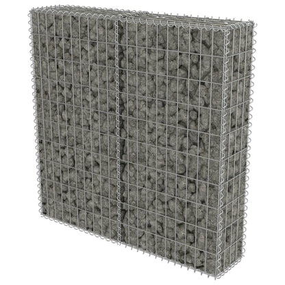 Muro De Gaviones Con Cubiertas Acero Galvanizado 100x20x100 Cm / Vetonek_5
