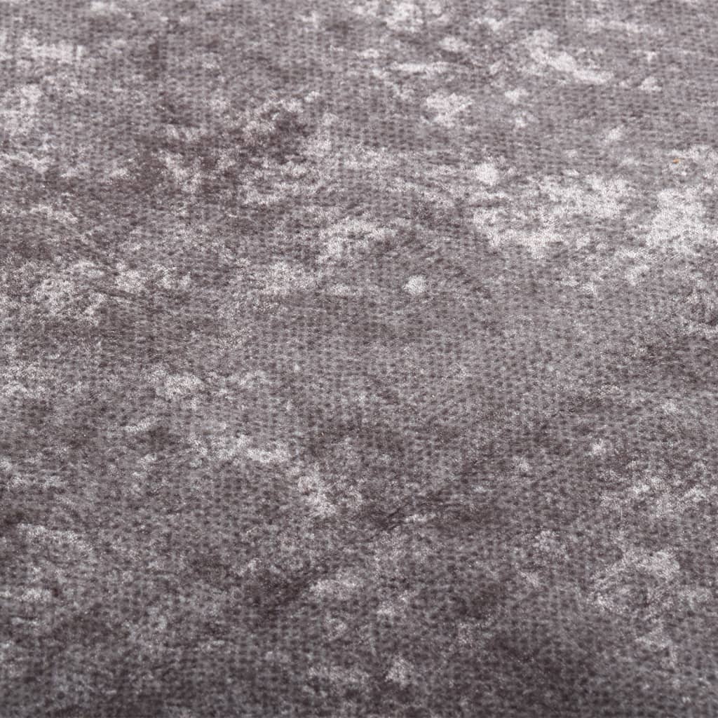 Alfombra Lavable Antideslizante Gris 160x230 Cm / Vetonek_1