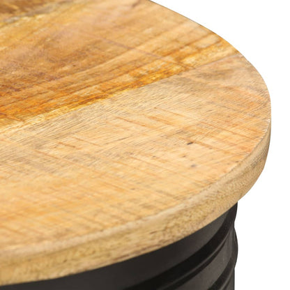 Mesa De Centro De Madera Maciza De Mango 43x55 Cm_2