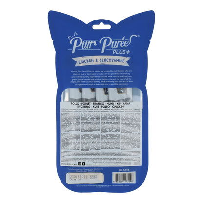 Kit Cat PurrPuree Plus - Pollo Joint Care 4x15 g Snack cremoso para gatos